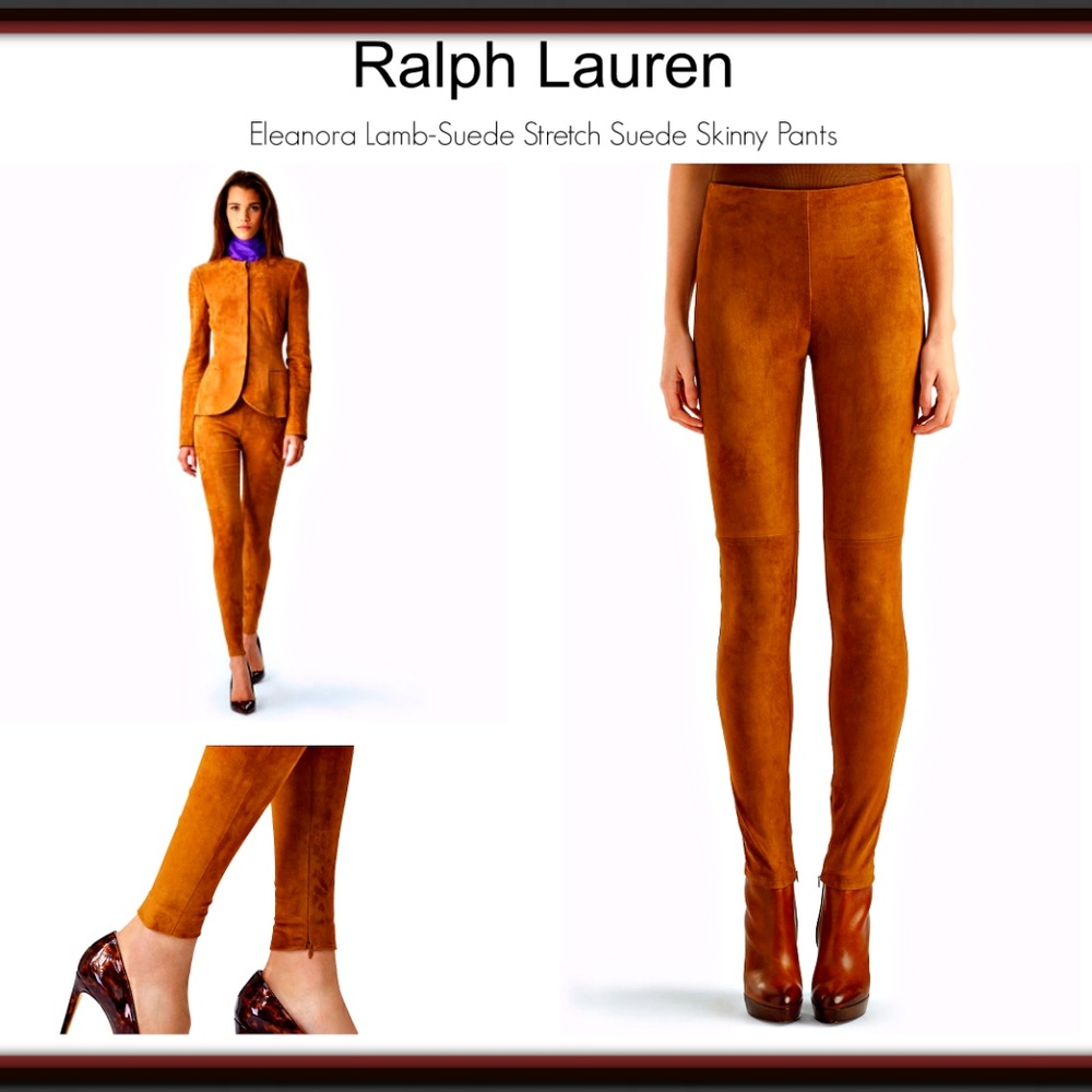 Ralph Lauren Eleanora Suede Pants